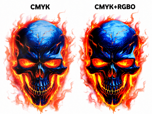 Build/Upload a DTF Gang Sheet- CMYK+RGBO